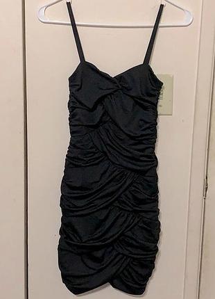 Вечірне чорне плаття h&m