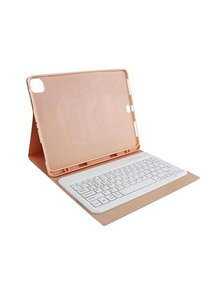 Чехол-клавиатура для ipad pro 12,9" с держателем для стилуса розовый amazon