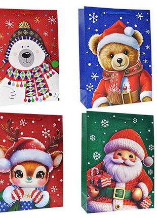 Пакет паперовий giant xmas 762336ml 40.6x16.5x55 см асорті malevaro