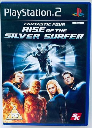 Fantastic four: rise of the silver surfer, б/у, английская версия - диск для playstation 2