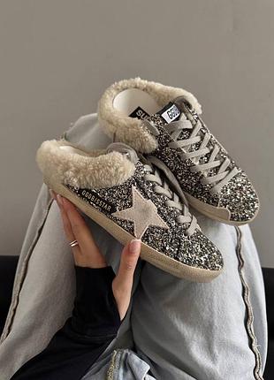 Зимові утеплені кросівки golden goose