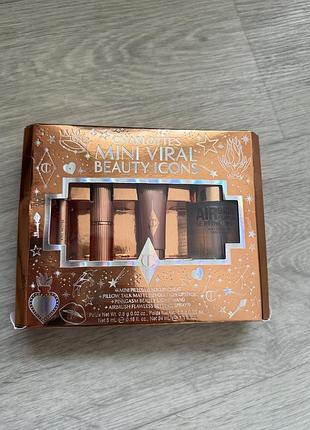 Набір косметики charlotte tilbury mini viral beauty icons