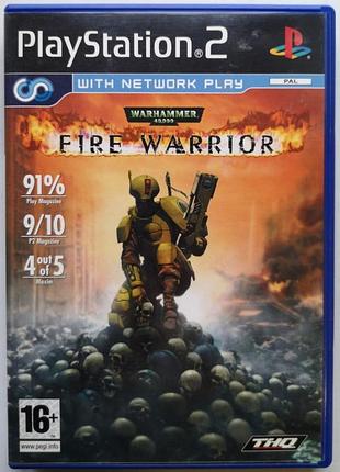 Warhammer 40,000 fire warrior, б/у, английская версия - диск для playstation 2