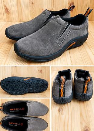 Мужские мокасины merrell jungle moc в цвете gunsmoke 37р