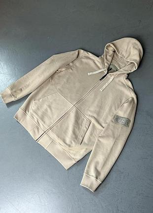 Si зип худи beige ghost