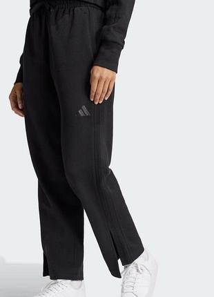 Штани adidas нові з бірками all szn french terry 3-stripes j19106 чорний loose fit