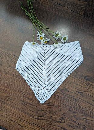 Косинка бандана хустка вязана handmade