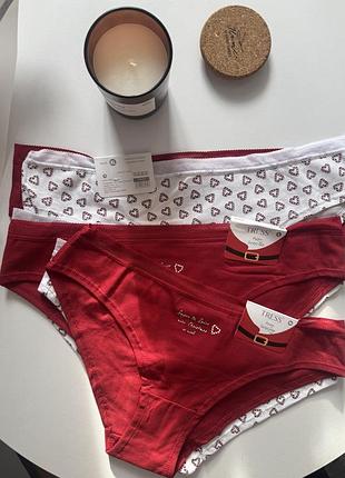 Набор хлопковых слипов 2 шт в размере м, l, xl