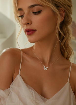 Колье "rose butterfly" 3