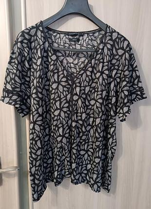 Льняная футболка monoprix femme