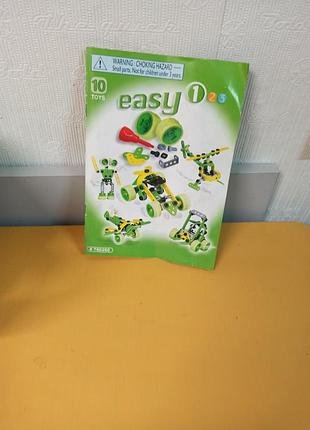 Конструктор meccano easy з можливістю складання 10 різних моделей