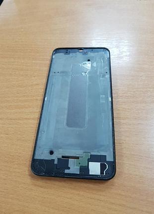 Оригінальна задня кришка для samsung a5 2017 a520f/ds блакитна б/у з розбирання зі склом камери