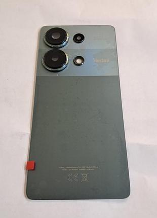 Задня кришка для xiaomi redmi note 13 pro 4g зелена (forest green) оригінал скло з олеофобним покриттям