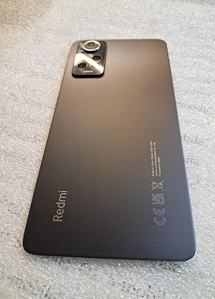 Задня кришка для xiaomi redmi note 12 pro 4g чорна (graphite gray) оригінал скло з олеофобним покриттям
