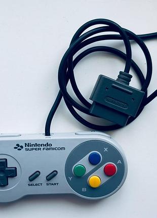 Геймпад nintendo super famicon (snes) (shvc-005), сірий, б/в