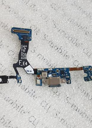 Шлейф samsung galaxy s7 edge g935f с разъемом зарядки, сенсорными кнопками и микрофоном оригинал с разборки