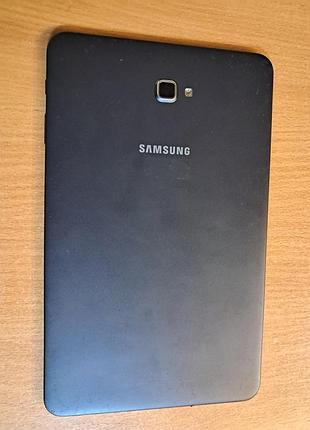 Задняя крышка для планшета samsung galaxy tab a 10.1" sm-t580 чёрная сервисный оригинал с разборки