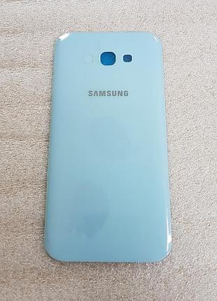 Задняя крышка для samsung galaxy a7 2017 a720 голубая