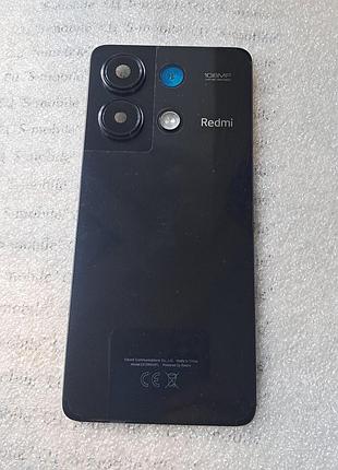 Задняя крышка для xiaomi redmi note 13 4g чёрная (midnight black) оригинал новая
