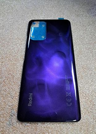 Задня кришка для xiaomi redmi note 10 pro фіолетова (nebula purple) скло оригінал (олеофобне покриття)