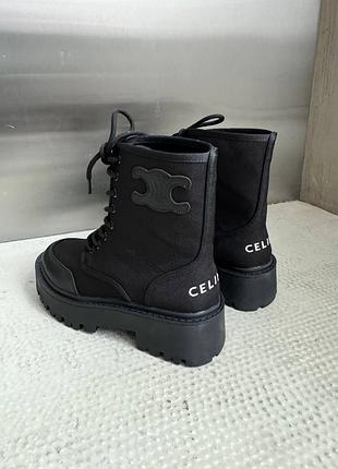 Черевики демісезонні bulky laced up black