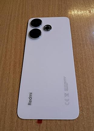 Задня кришка для xiaomi redmi 13 4g рожева (pearl pink) оригінал зі склом камер (олеофобне покриття)