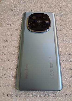 Задняя крышка для xiaomi redmi note 14 pro plus 5g голубая (frost blue) оригинал prc со стеклом камер
