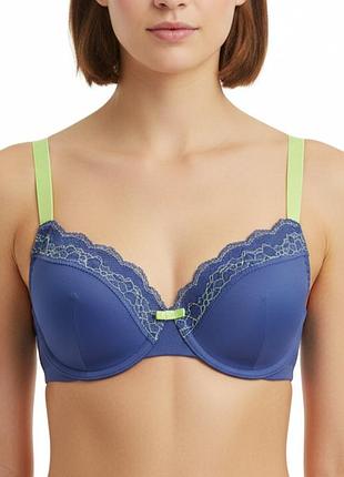 Бюстгальтер marks&spencer 65d синій