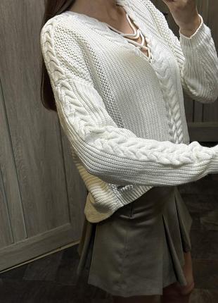 Білий светр guess 3
