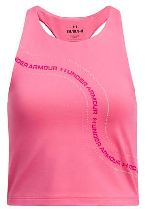 Коротенька майка з вшитим топом under armour