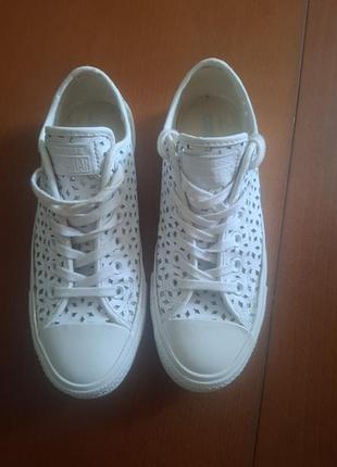 Кеды converse кожаные