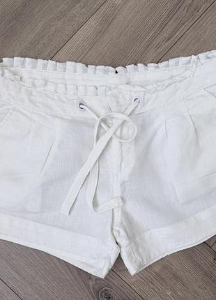Продам женские белоснежные коттоновые шорты, р.м,caledonia