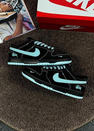 Sb dunk x stusssy 'black'