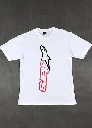 Мото футболка alpinestars - l/xl - тесто мужское