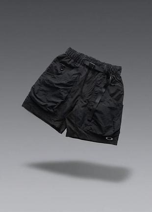 Oakley tech cargo shorts black