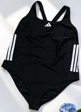 Суцільний купальник adidas 3-stripes