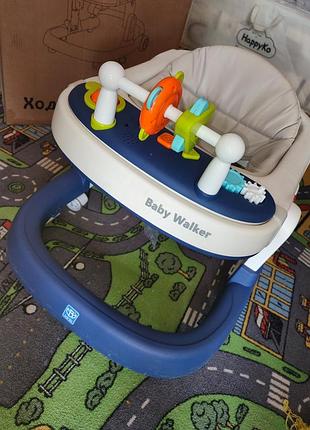 Ходунки дитячі bambi baby walker m 5032l-4 синій