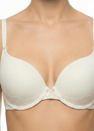 Бюстгальтер жіночий super push up +2 size george 80c молочний 80c, айворі