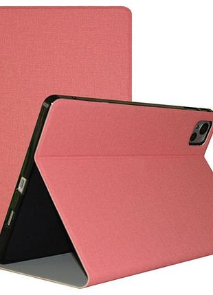 Чехол книжка для планшета blackview tab 13 / подставка / силиконовая основа / розовый