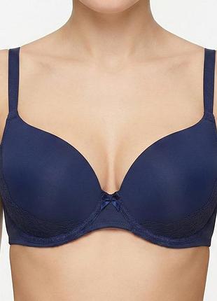 Бюстгальтер жіночий super push up +2 size george 80d синій 80d, синій