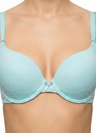Бюстгальтер жіночий super push up +2 size george 80c бірюзовий 80c, бірюзовий