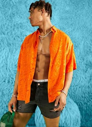 Яркая рубашка от asos, m