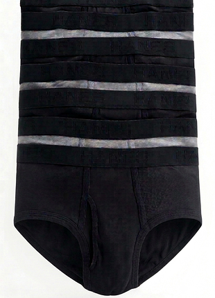 Набор мужских трусов hanes ultimemate® 7 шт в наборе, размер 2xl, черные, серые