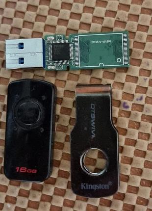 Неробоча флешка 3.0 16 гб kingston swivel кінгстон ps2251-07 ps2307 hynix