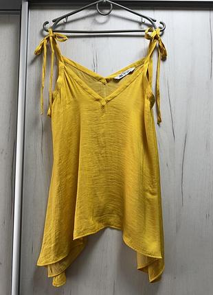 Майка жовта zara розмір xs