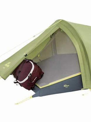 Одномісний тунельний намет jack wolfskin gossamer  колір: зелений кактус