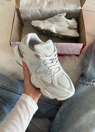 Кроссовки new balance 9060 raincloud quarry blue арт 4090