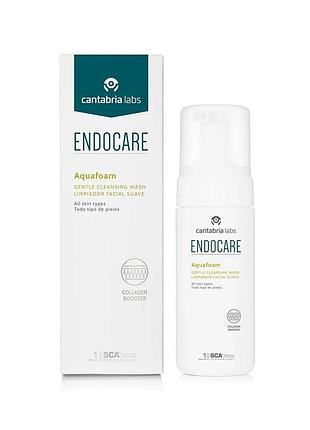 Деликатная очищающая пенка для лица cantabria labs endocare aquafoam limpiador facial gentle cleansing wash