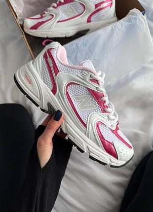 Стильные женские кроссовки new balance 530 pink