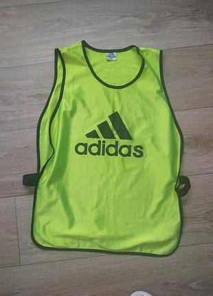 Манишка adidas желтая xxxl хлопковая для тренировок